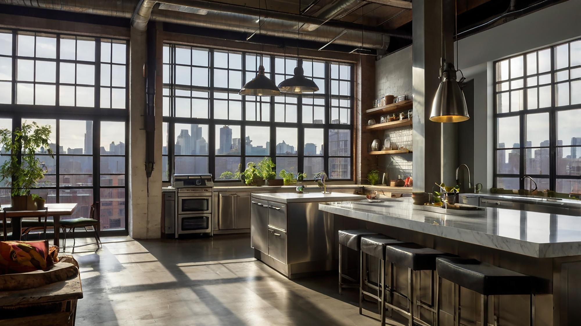 Studio kitchen exterior