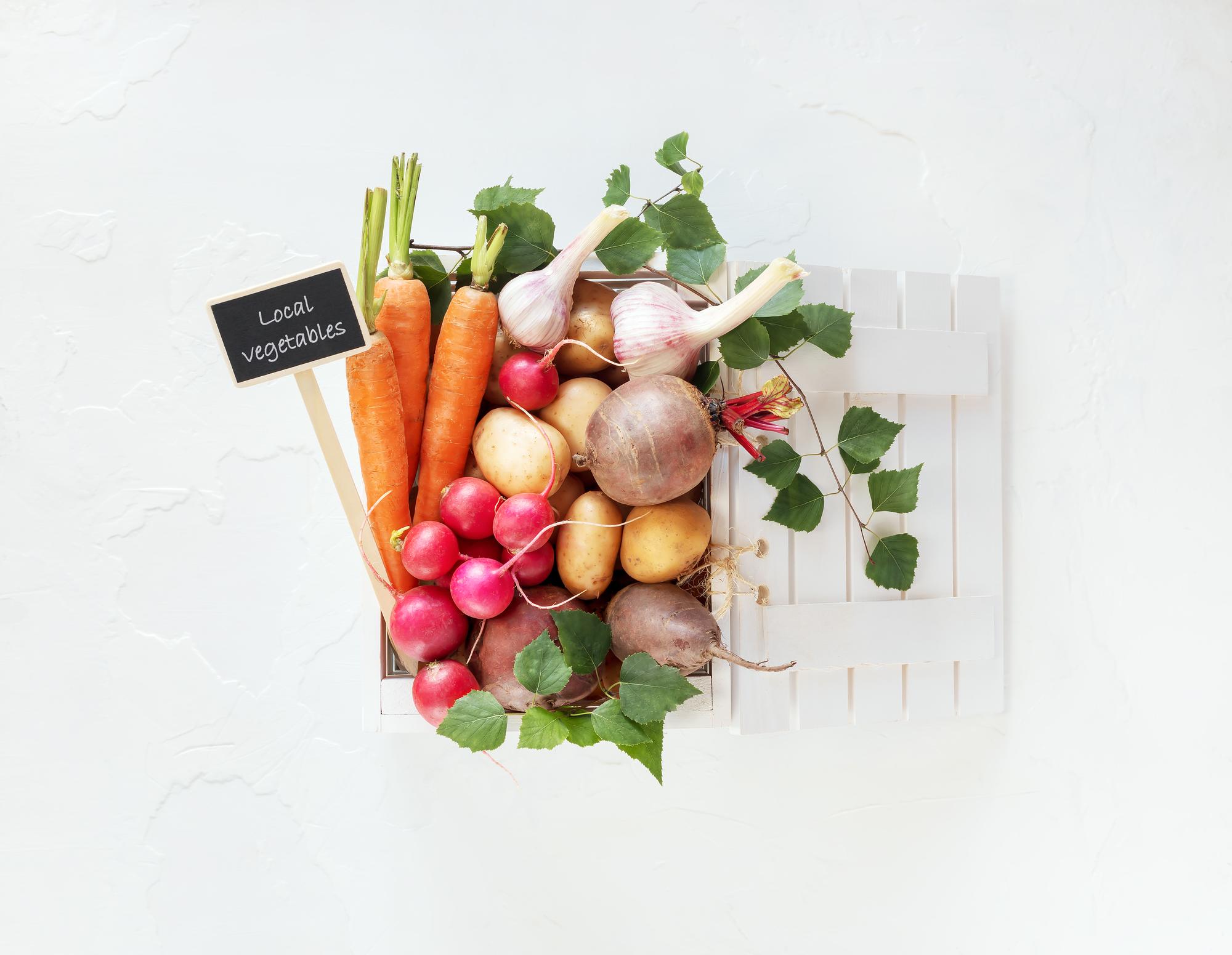 Local produce selection